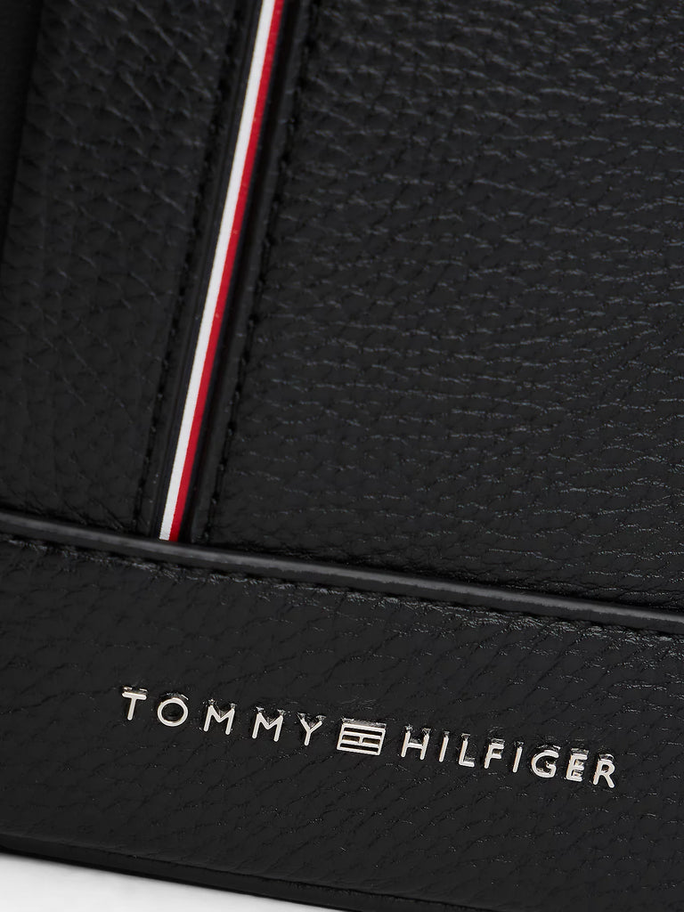 Tommy Hilfiger crna muška torba sa tankom linijom-[SKU]
