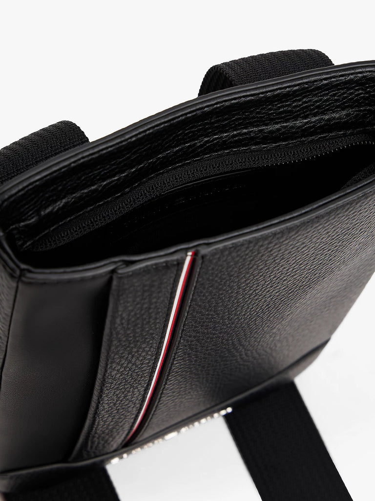 Tommy Hilfiger crna muška torba sa tankom linijom-[SKU]