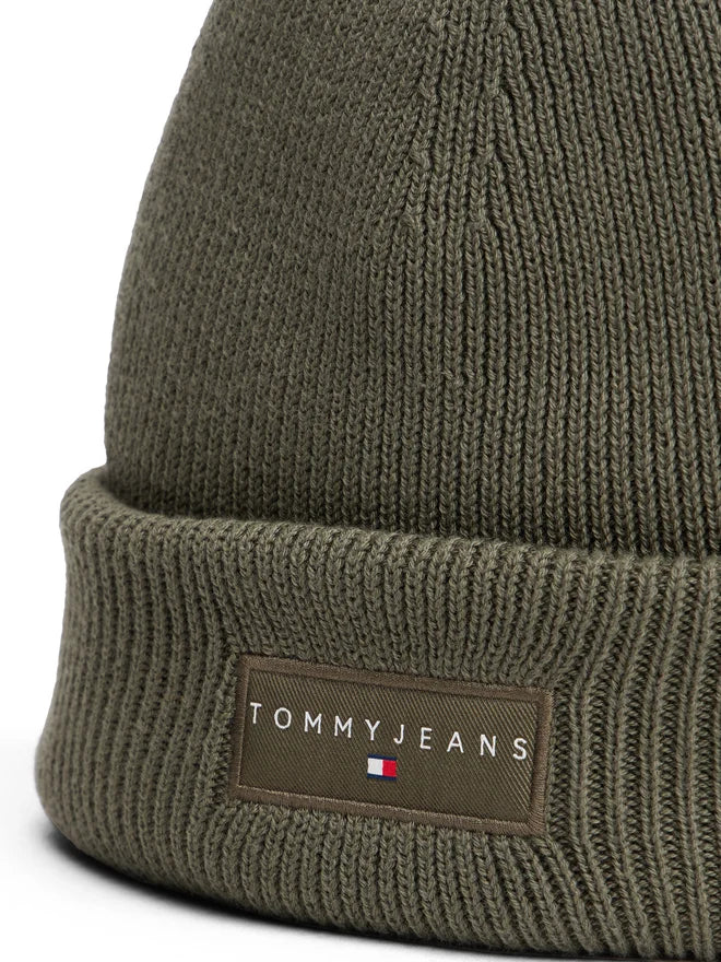 Tommy Hilfiger zelena muška kapa sa ušivenim logom-[SKU]