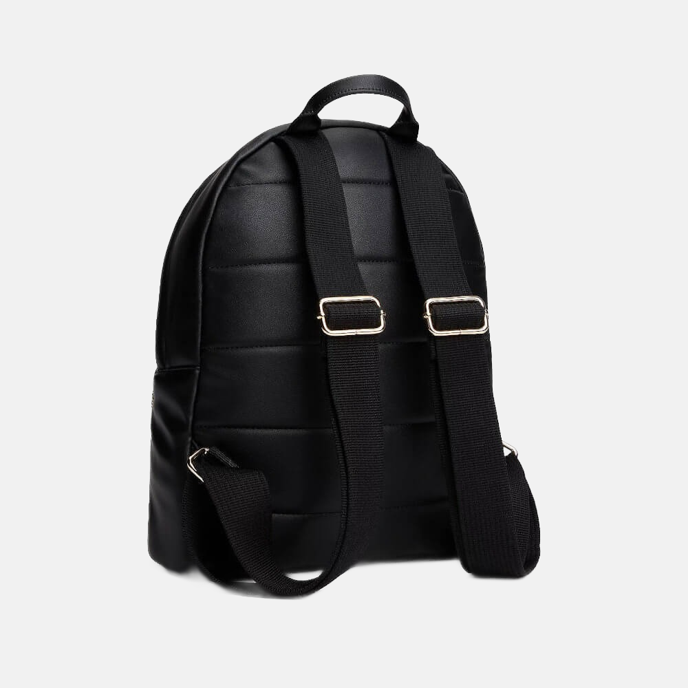 Tommy Hilfiger crni ženski ruksak sa velikim zasebnim džepom-[SKU]