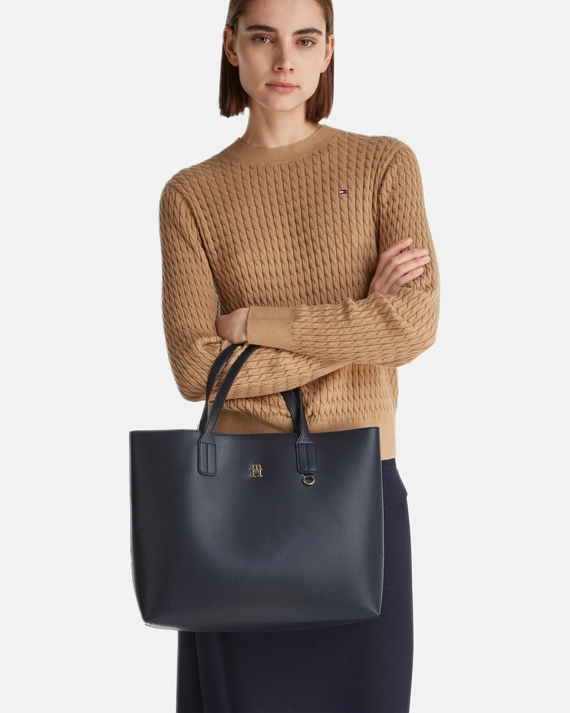 Tommy Hilfiger plava ženska torba sa rajsferšlusom-[SKU]