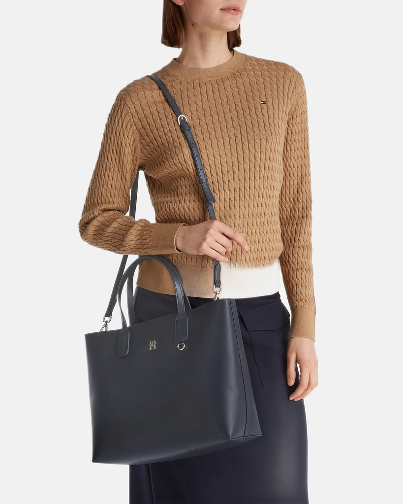 Tommy Hilfiger plava ženska torba sa rajsferšlusom-[SKU]