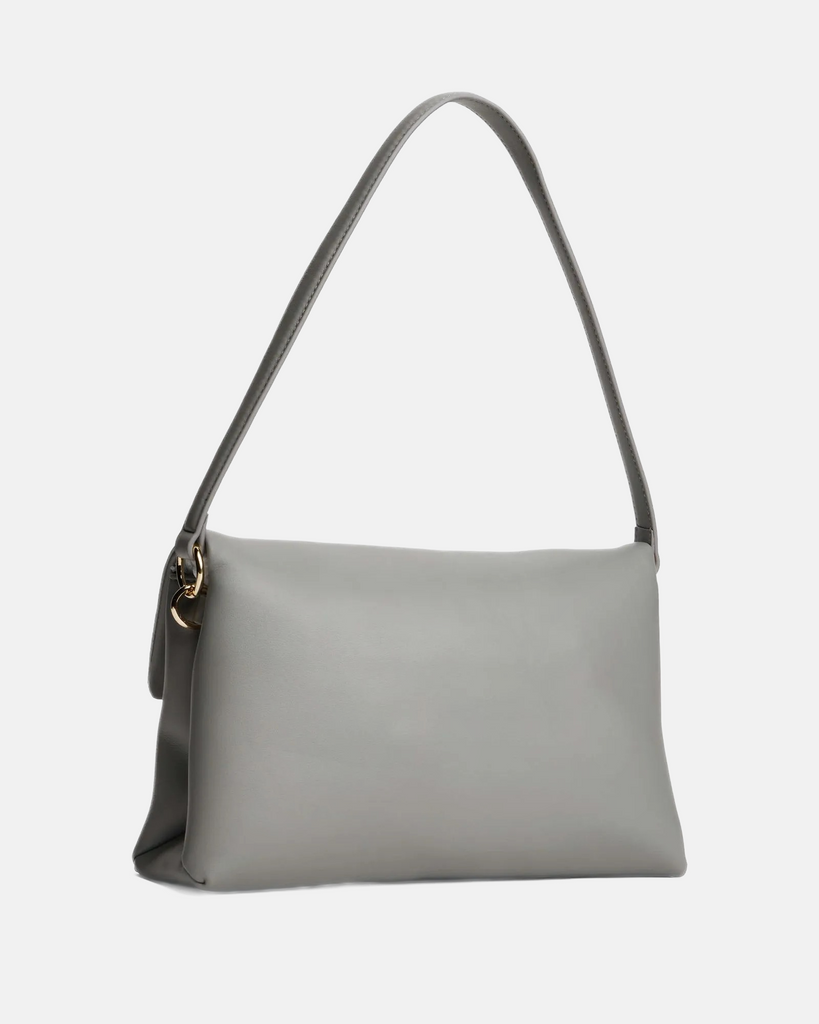 Tommy Hilfiger siva ženska torba sa malim zlatnim logom-[SKU]