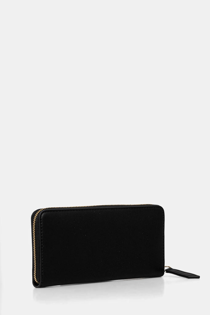 Tommy Hilfiger crni ženski novčanik s elegantnim dizajnom-[SKU]