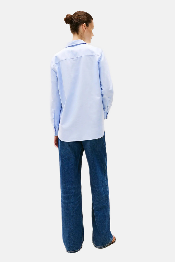 Tommy Hilfiger svijetlo plava ženska košulja s dugim rukavima-[SKU]