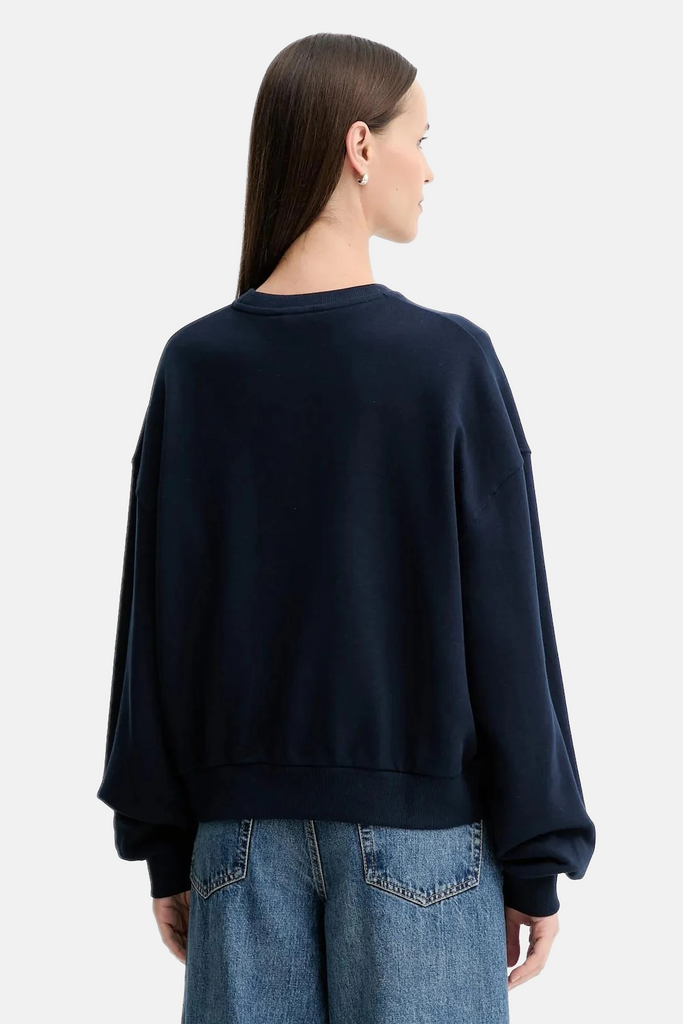 Tommy Hilfiger plava ženska majica s dugim rukavima-[SKU]