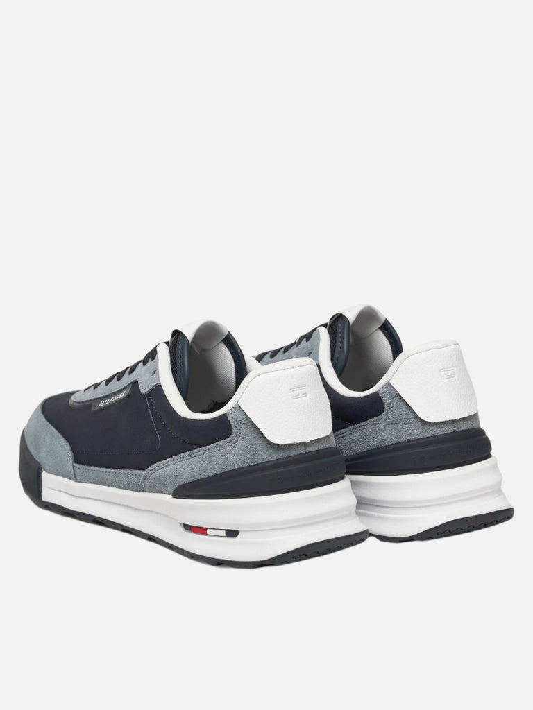 Tommy Hilfiger plave muške patike sa kombinacijom materijala-[SKU]