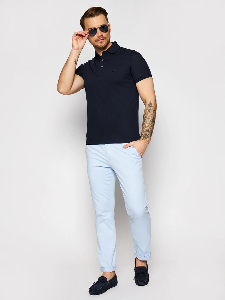 Tommy Hilfiger plava muška majica s kratkim rukavima-[SKU]