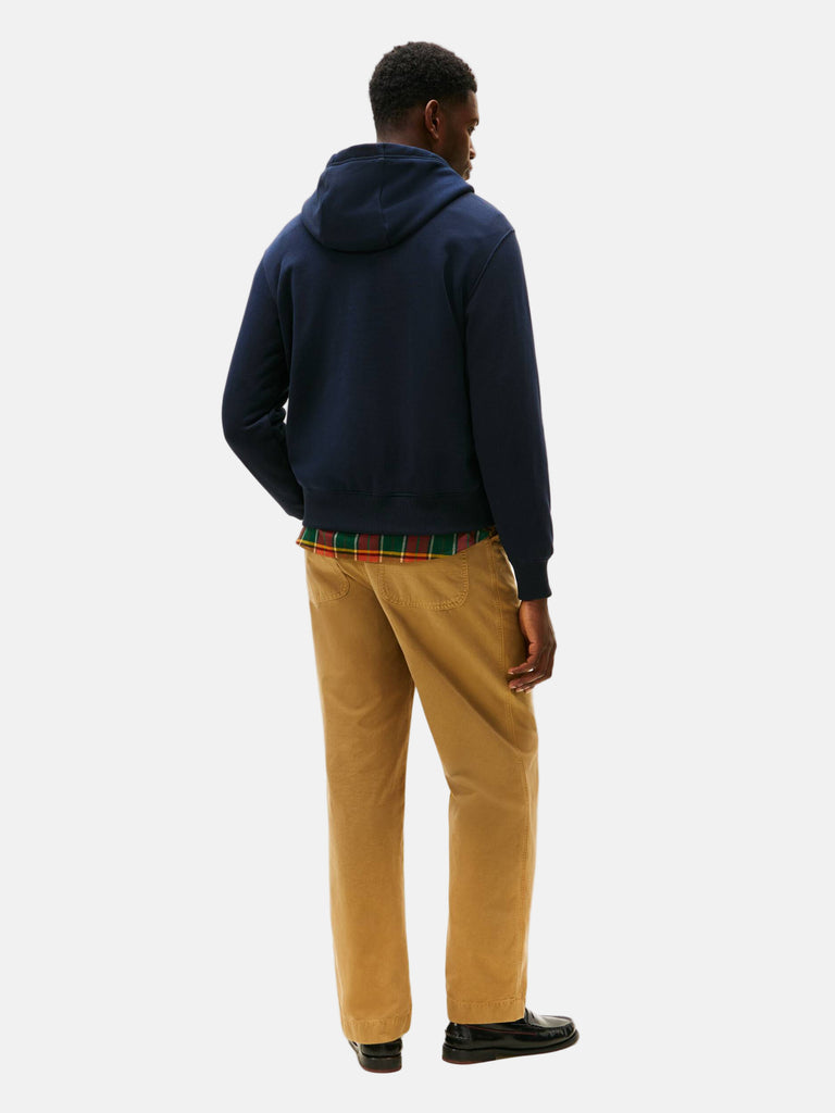 Tommy Hilfiger plava muška dukserica s grafičkim detaljima-[SKU]