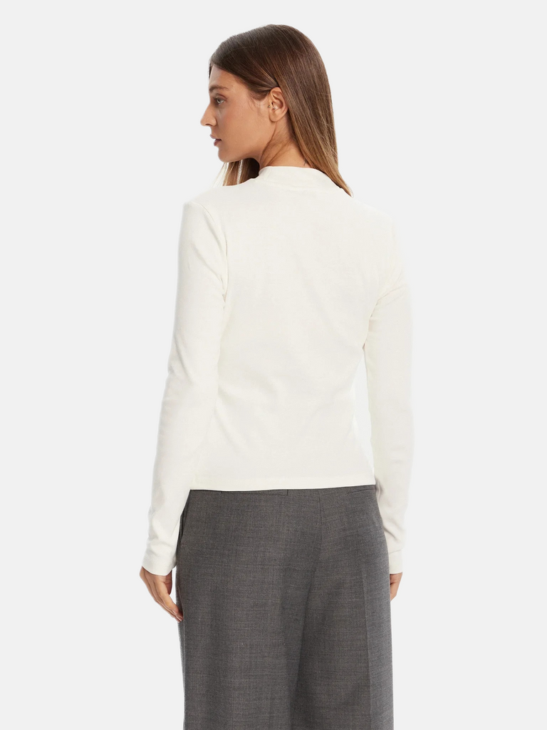 Tommy Hilfiger bijela ženska majica s dugim rukavima-[SKU]