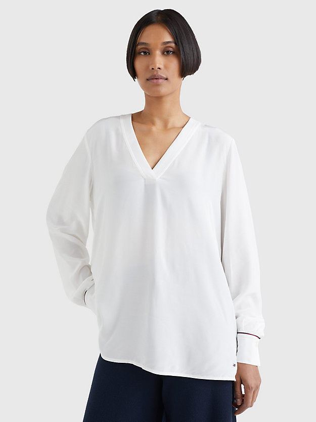 Tommy Hilfiger bijela ženska bluza (WW0WW37496-YBL) 1