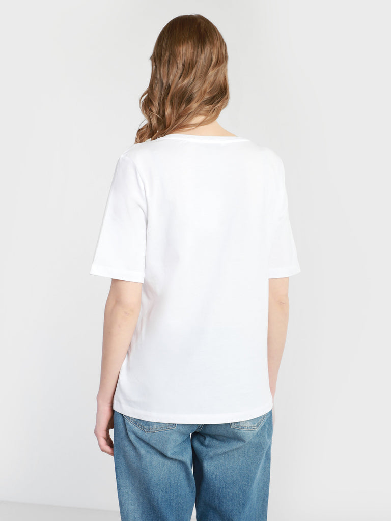Tommy Hilfiger bijela ženska majica (WW0WW30388-YBR) 4