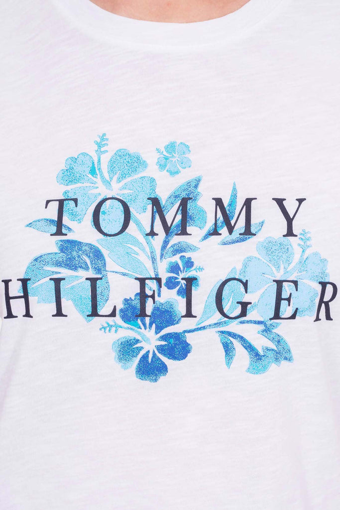 Tommy Hilfiger bijela ženska majica (WW0WW34417-0LG) 3
