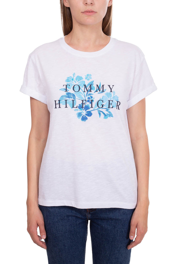 Tommy Hilfiger bijela ženska majica (WW0WW34417-0LG) 1