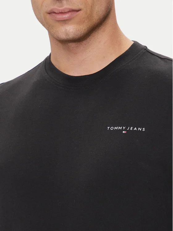 Tommy Hilfiger crna muška majica dugih rukava-[SKU]