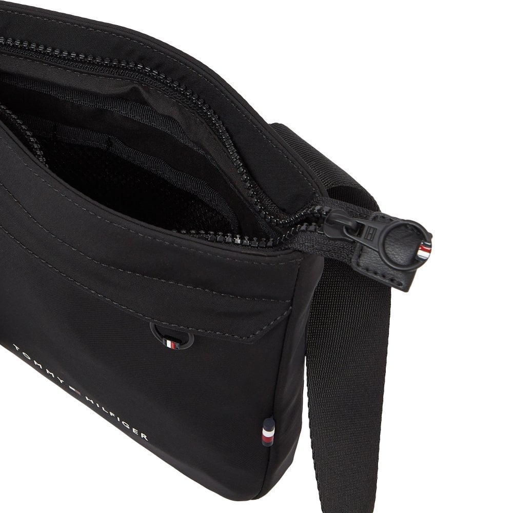 Tommy Hilfiger crna muška torba sa podesivim remenom-[SKU]