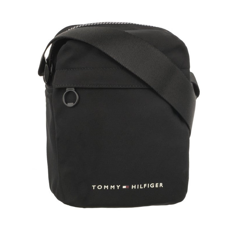 Tommy Hilfiger crna muška torba s podesivom naramenicom-[SKU]