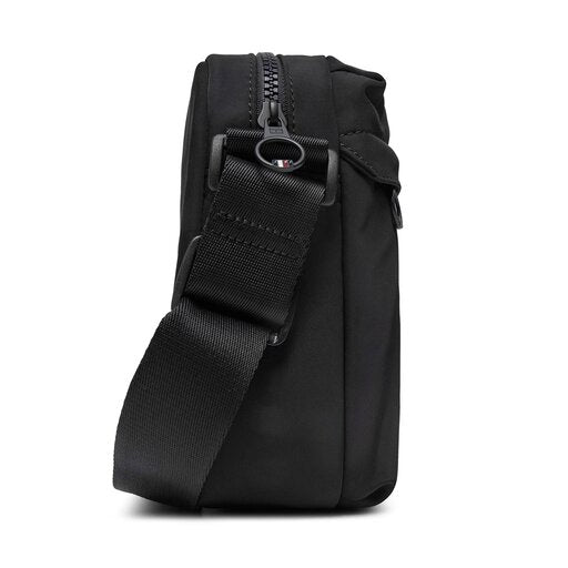 Tommy Hilfiger crna muška torba s podesivom naramenicom-[SKU]