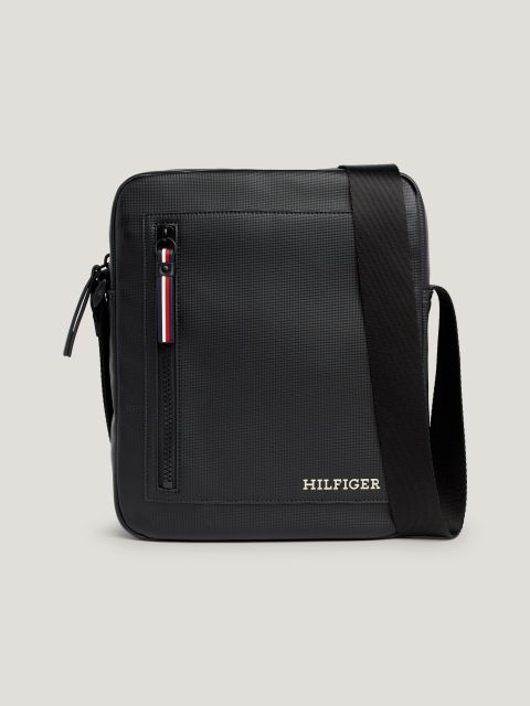Tommy Hilfiger crna muška torba s prednjim džepom-[SKU]