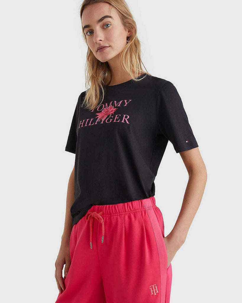 Tommy Hilfiger crna ženska majica (WW0WW33524-BDS) 1