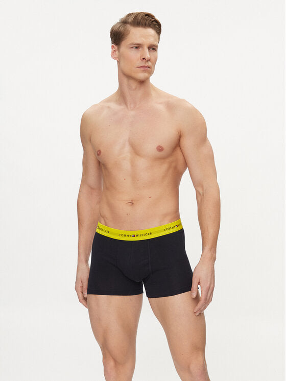 Tommy Hilfiger crni muški donji veš sa šarenim rubom-[SKU]