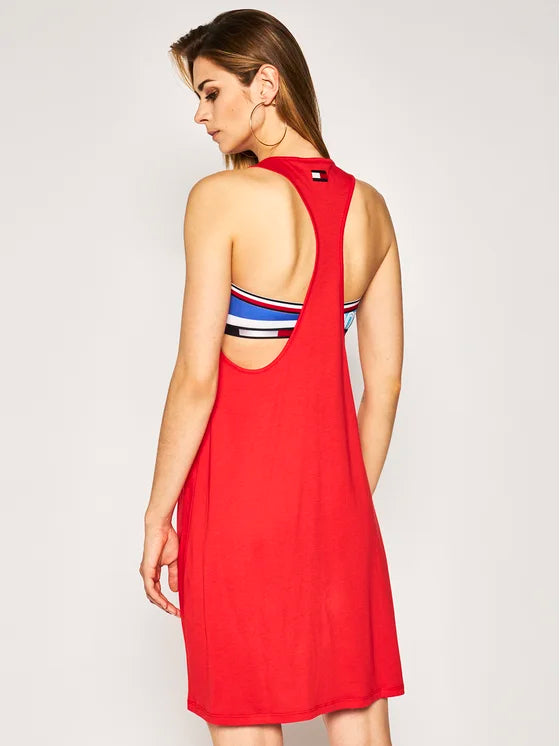 Tommy Hilfiger crvena ženska haljina (UW0UW02155-XL7) 3