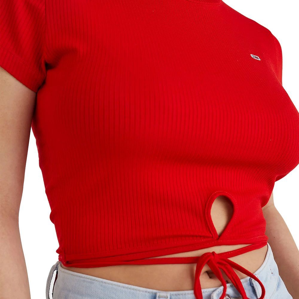 Tommy Hilfiger crvena ženska majica (DW0DW12603-XNL) 4