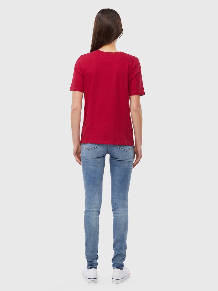 Tommy Hilfiger crvena ženska majica (WW0WW34680-XJV) 2