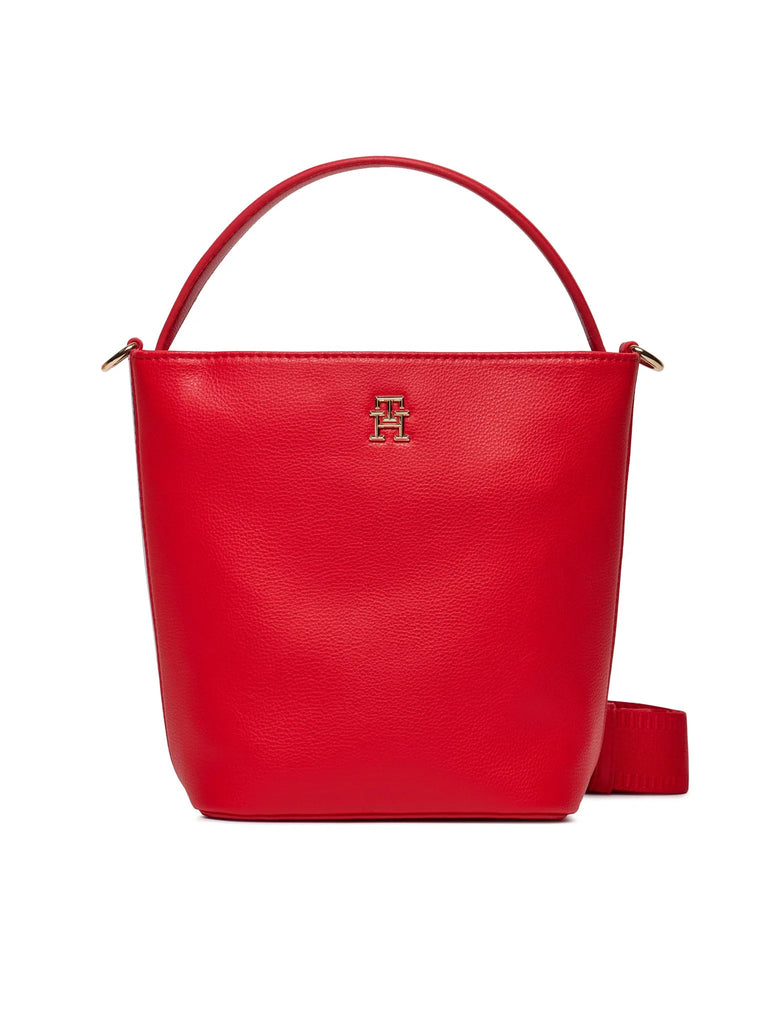 Tommy Hilfiger crvena ženska torba s lancem-[SKU]