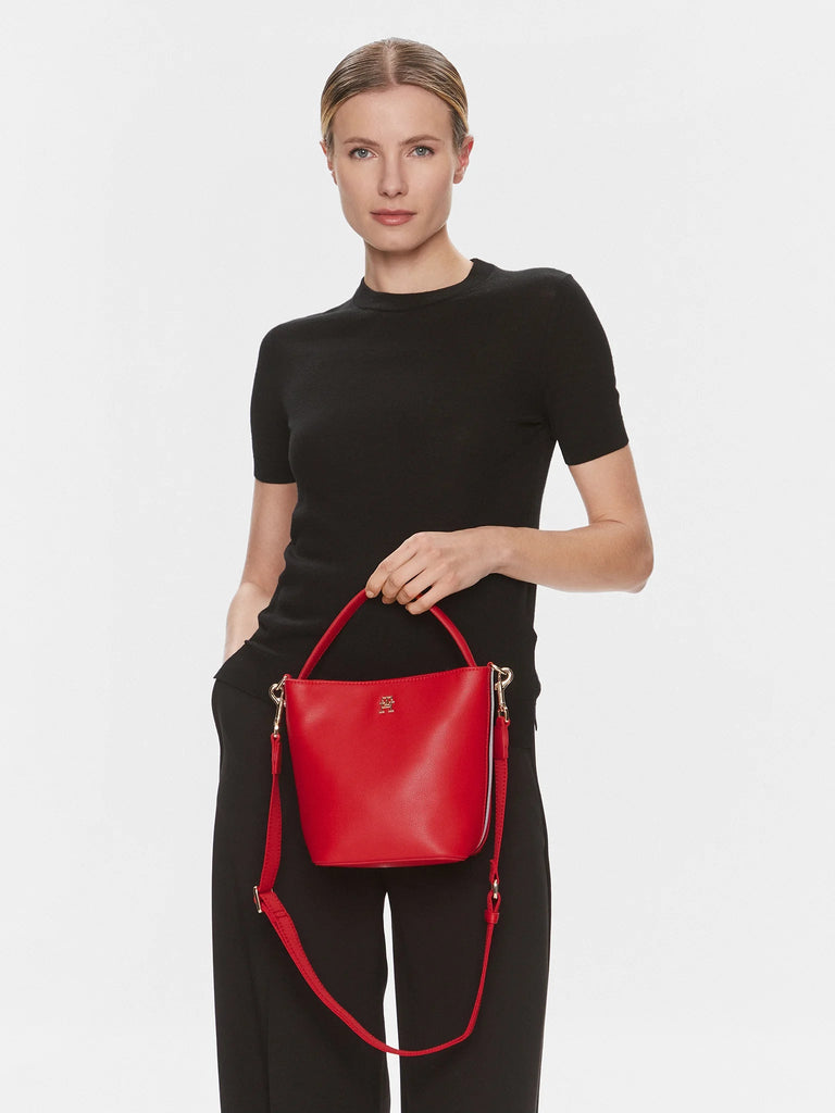 Tommy Hilfiger crvena ženska torba s lancem-[SKU]