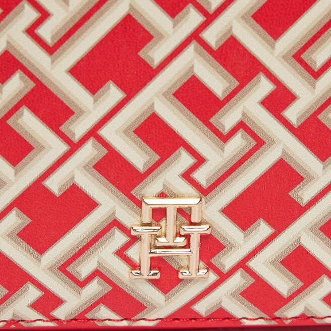 Tommy Hilfiger crvena ženska torba monogram uzorka-[SKU]