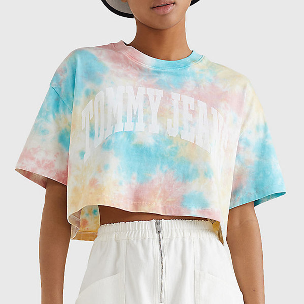Tommy Hilfiger mix ženska majica sa tie-dye uzorkom