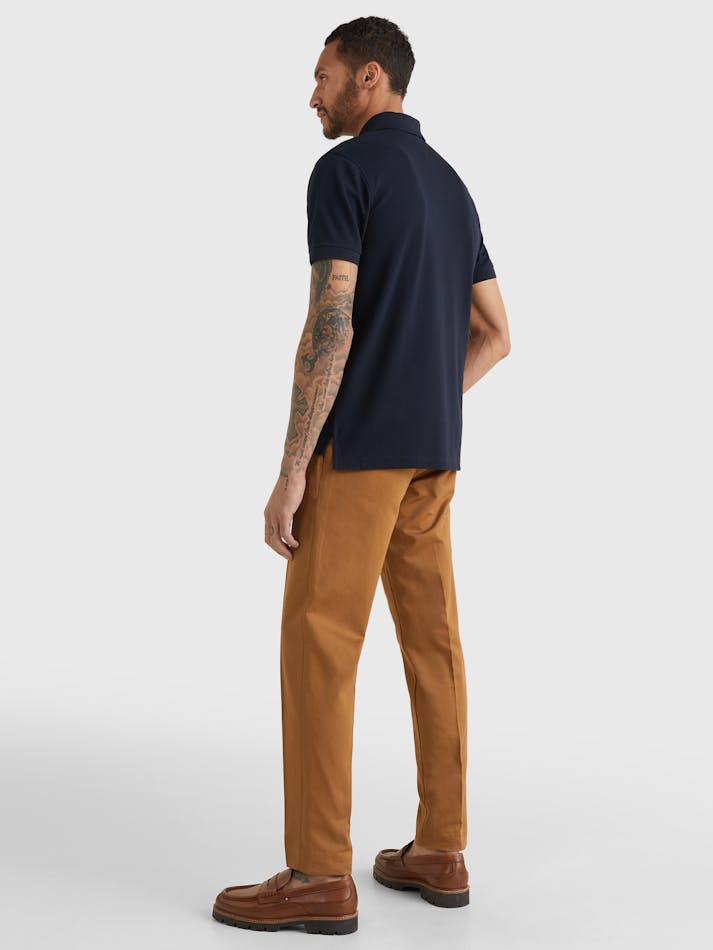 Tommy Hilfiger plava muška majica s ovratnikom polo-[SKU]