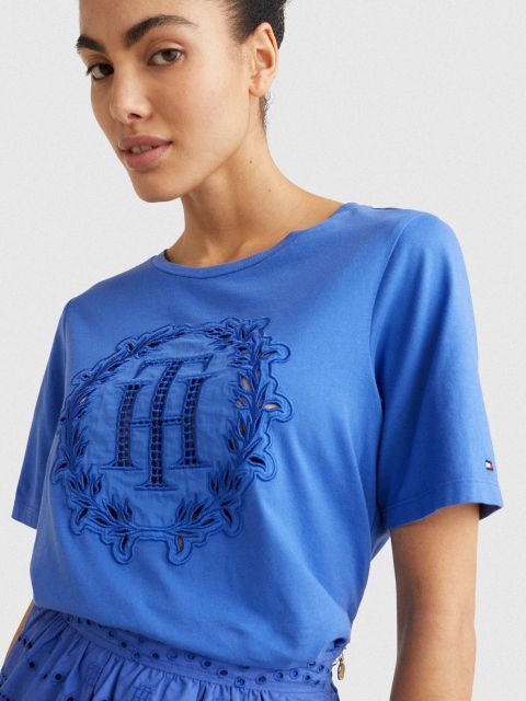 Tommy Hilfiger plava ženska majica (WW0WW34630-C6M) 4