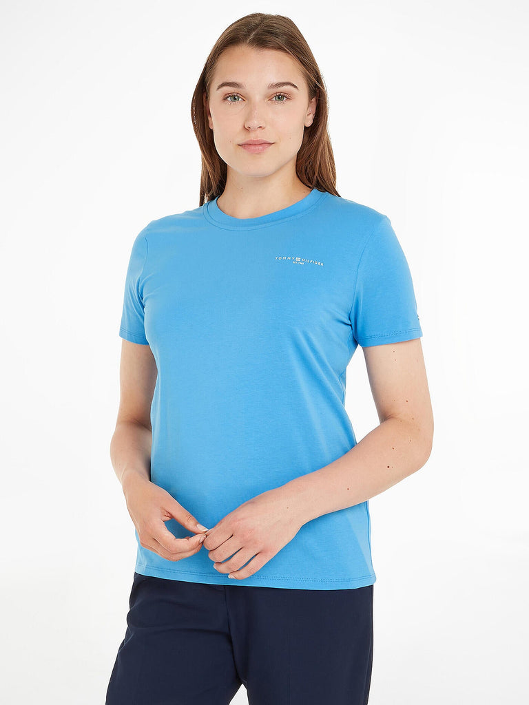 Tommy Hilfiger plava ženska majica s okruglim izrezom