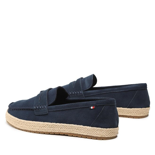 Tommy Hilfiger plave muške espadrile sa pletenim dnom-[SKU]