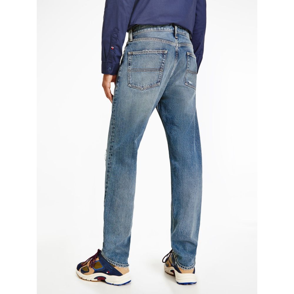 Tommy Hilfiger plave muške farmerke sa ispranim efektom