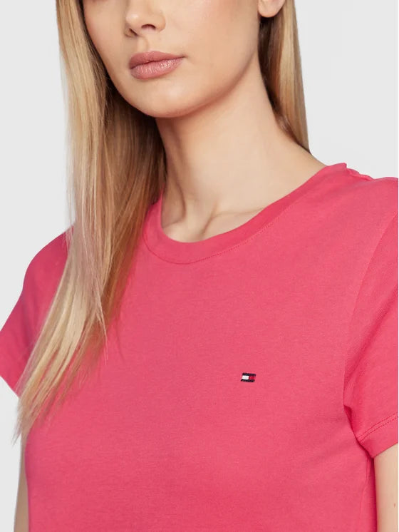 Tommy Hilfiger roza ženska majica (WW0WW27735-TZR) 4