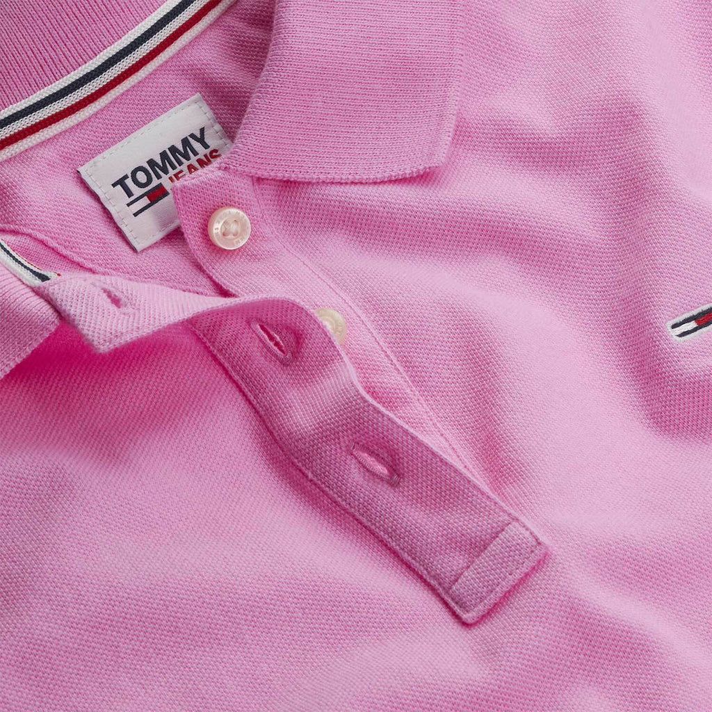 Tommy Hilfiger roza ženska polo majica (DW0DW09199-TOU) 3