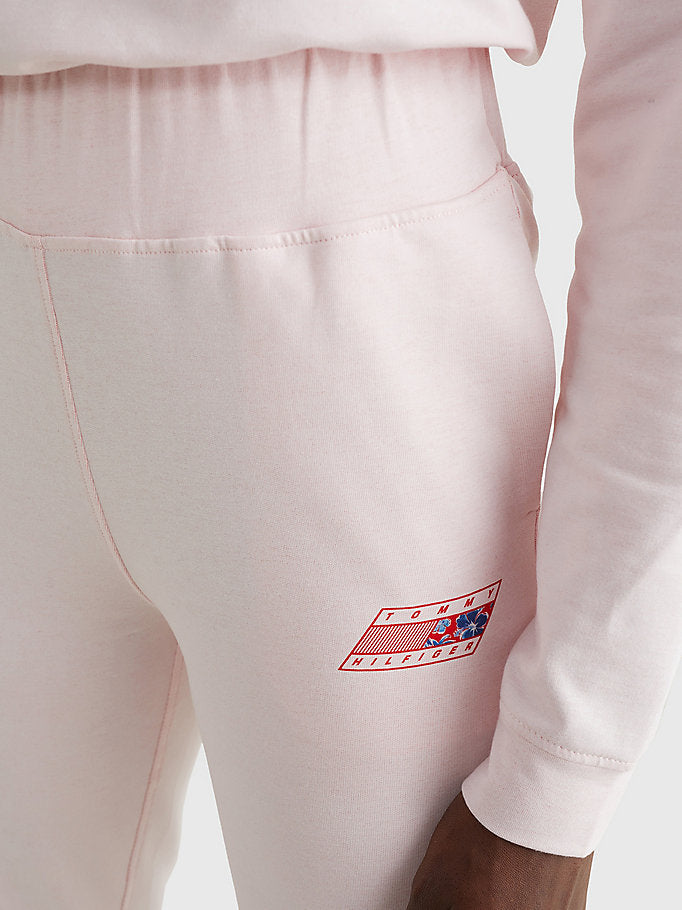 Tommy Hilfiger roza ženska trenerka sa visokim strukom