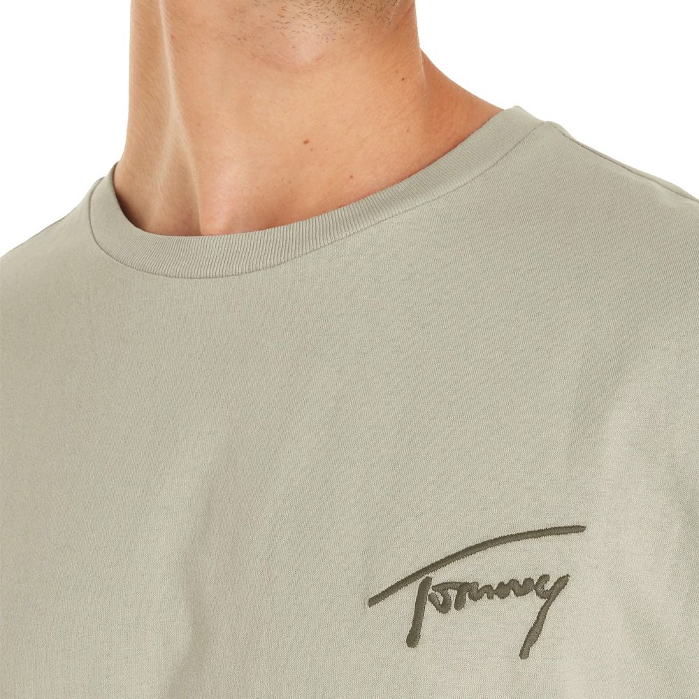 Tommy Hilfiger siva muška majica s okruglim izrezom-[SKU]