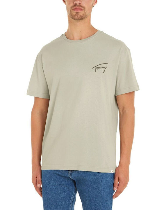 Tommy Hilfiger siva muška majica s okruglim izrezom