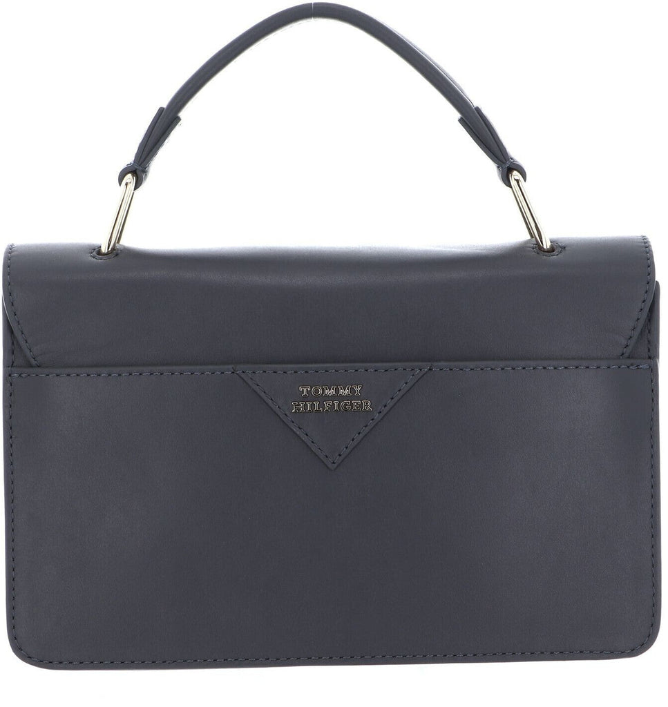 Tommy Hilfiger siva ženska torba sa zlatnim detaljima-[SKU]
