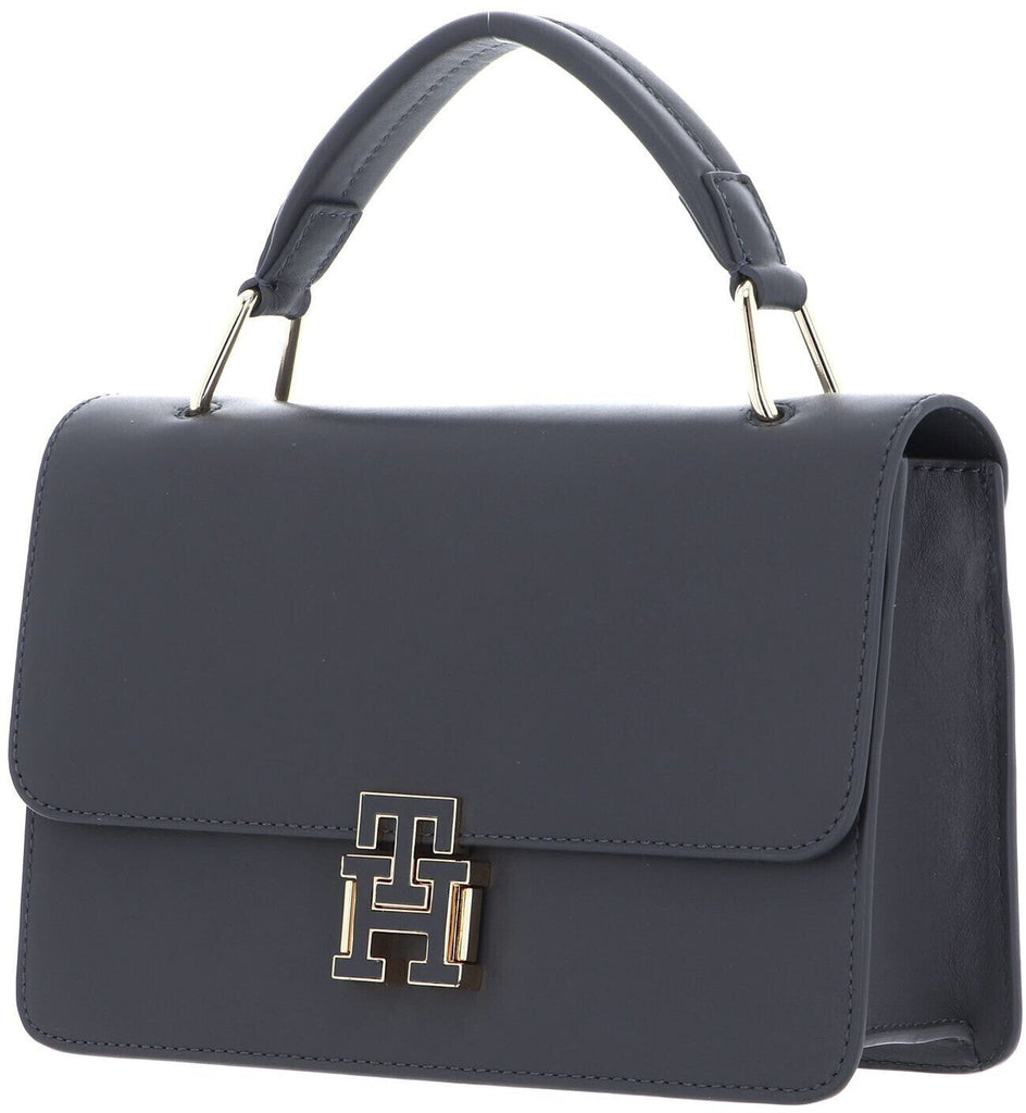 Tommy Hilfiger siva ženska torba sa zlatnim detaljima-[SKU]