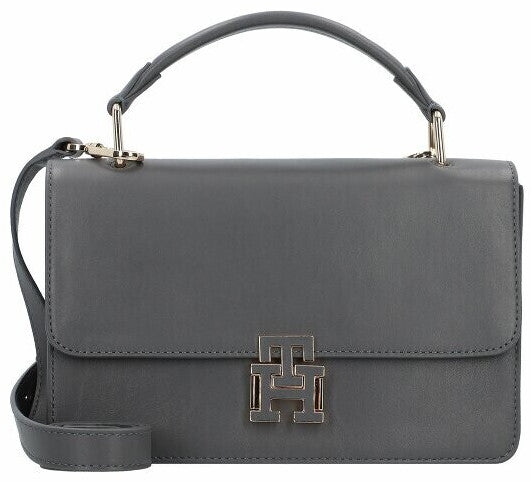 Tommy Hilfiger siva ženska torba sa zlatnim detaljima-[SKU]