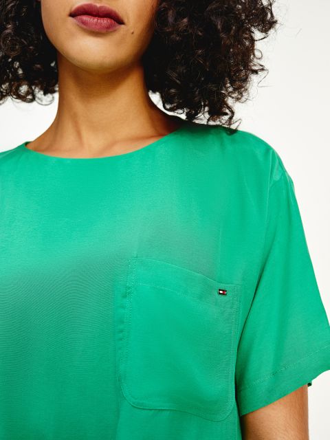Tommy Hilfiger zelena ženska bluza (WW0WW30301-L14) 2