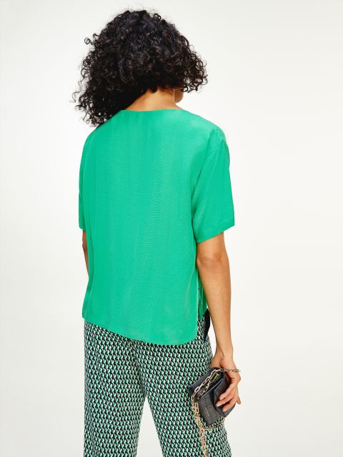 Tommy Hilfiger zelena ženska bluza (WW0WW30301-L14) 3