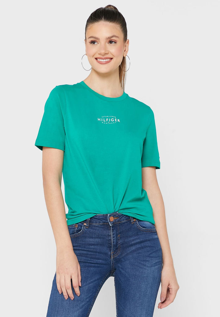 Tommy Hilfiger zelena ženska majica (WW0WW35990-MS3) 1