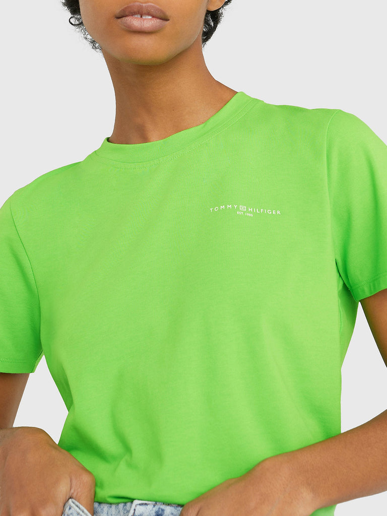 Tommy Hilfiger zelena ženska majica (WW0WW37877-LWY) 3
