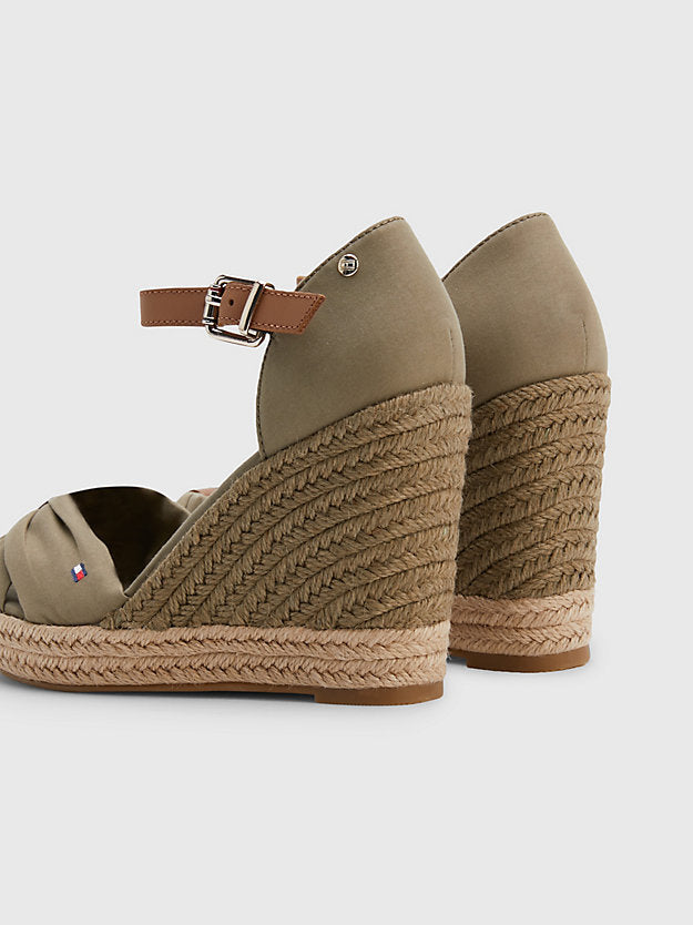 Tommy Hilfiger zelene ženske espadrile sa platformom-[SKU]